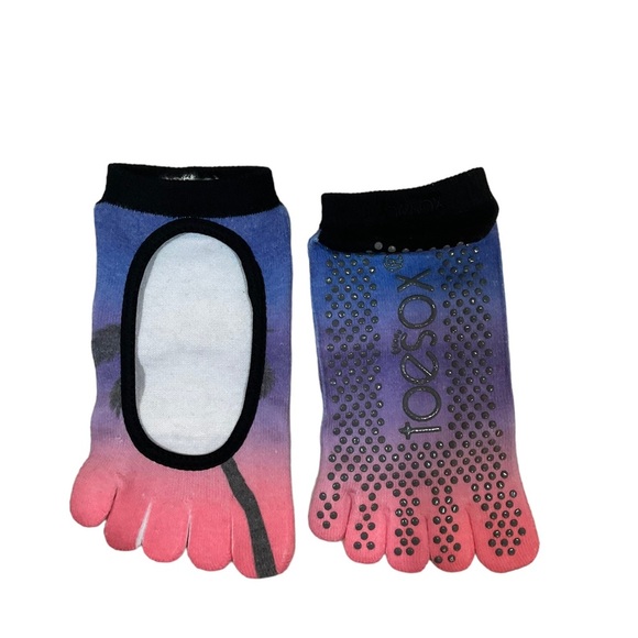 New Toesox Full Toe Ballarina Grip Socks, M - Picture 3 of 3